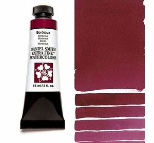 Farba akwarelowa Daniel Smith 008 Bordeaux extra fine watercolours seria 2 15 ml